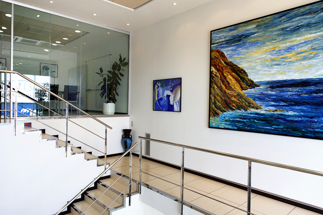 Interior de las oficinas de Dínamis en Caldes de Montbui